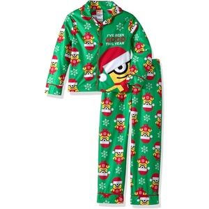 Boys A Despicable Me Christmas Pajamas Set, Sz. 8
